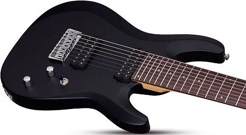 Schecter C-8 Deluxe SBK Электрогитара восьмиструнная.